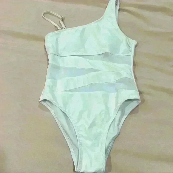 Pink lily one piece bathing suit - Picture 1 of 1